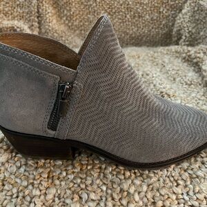 Lucky Brand Gray Ankle Booties